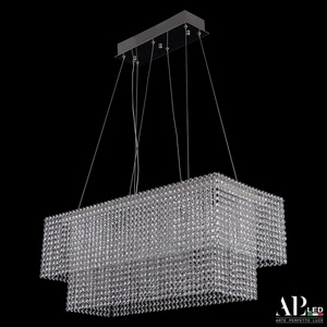 Изображение товара Подвесная люстра хрусталь светодиодная APL LED Sicilia SH05.74.C.Ni.4000