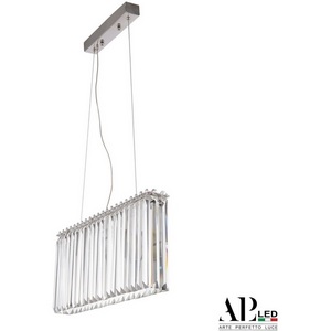 Изображение товара Подвесная люстра светодиодная 50 см хрусталь APL LED Sicilia SH08.50.A.Ni.4000