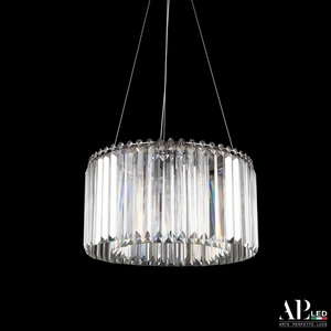 Изображение товара Люстра подвесная диаметром 40 см хрусталь светодиодная APL LED Sicilia SH09.40.A.Ni.4000