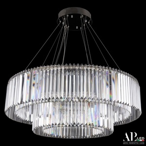 Изображение товара Подвесная люстра хрусталь светодиодная APL LED Sicilia SH09.93.2D.A.Ni.4000
