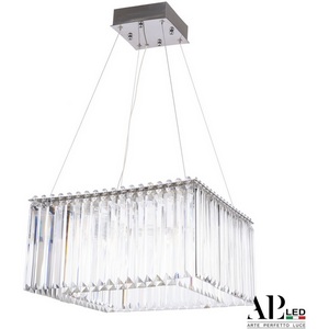 Изображение товара Люстра led для квадратная хрустальная светодиодная APL LED Sicilia SH10.42.A.Ni.4000