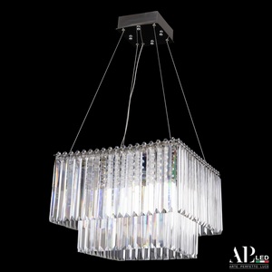 Изображение товара Люстра led для квадратная хрустальная светодиодная APL LED Sicilia SH10.42.C.Ni.4000