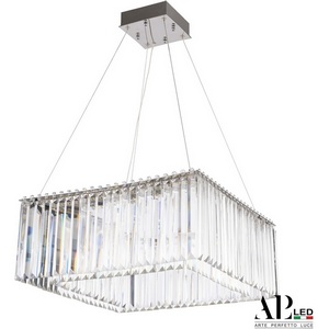 Изображение товара Люстра led для квадратная хрустальная светодиодная APL LED Sicilia SH10.52.A.Ni.4000