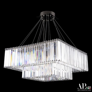 Изображение товара Подвесная люстра хрустальная светодиодная APL LED Sicilia SH10.71.2D.A.Ni.4000