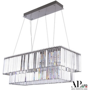 Изображение товара Подвесная люстра хрустальная светодиодная APL LED Sicilia SH11.92.C.Ni.4000