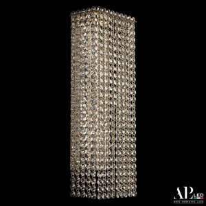 Изображение товара Бра хрусталь светодиодное APL LED Sicilia SH500.B1.16-45.A.Gd.3000 с подвесками