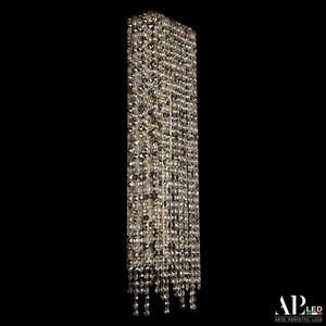 Изображение товара Бра светодиодное хрустальное APL LED Sicilia SH500.B1.20-70.B.Ni.4000.Clear.801.731 с подвесками