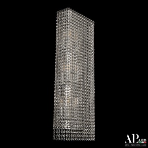 Изображение товара Бра хрустальное APL LED Sicilia SH500.B1.25-70.A.Ni.E14 с подвесками
