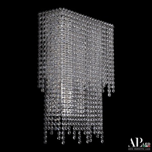 Изображение товара Бра светодиодное хрустальное APL LED Sicilia SH500.B3.35-45.B.Ni.4000 с подвесками