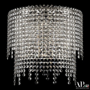 Изображение товара Бра светодиодное хрустальное APL LED Sicilia SH500.B4.35-27.B.Ni.4000 с подвесками