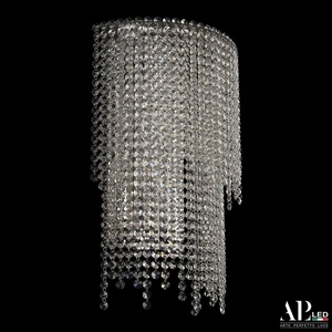 Изображение товара Бра светодиодное хрустальное APL LED Sicilia SH500.B4.35-45.B.Ni.4000 с подвесками