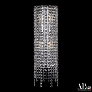 Изображение товара Бра хрустальное APL LED Sicilia SH500.B5.16-45.B.Ni.E14 с подвесками