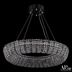 Изображение товара Подвесная люстра хрустальная светодиодная APL LED Sicilia SH502.0.60.R.Ni.4000.Clear.731
