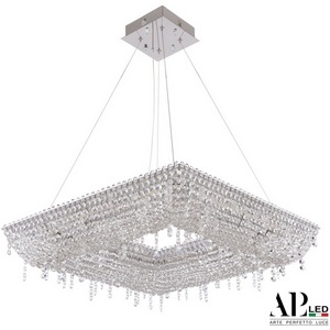 Изображение товара Подвесная люстра хрустальная светодиодная APL LED Sicilia SH503.0.60.B.Ni.4000