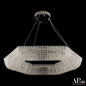 Изображение товара Подвесная люстра хрустальная светодиодная APL LED Sicilia SH506.0.80.A.Ni.4000