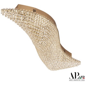 Изображение товара Потолочная люстра хрустальная светодиодная APL LED Sicilia SH507.2.80.A.Gd.3000