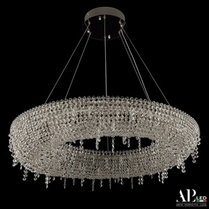 Изображение товара Подвесная люстра хрустальная светодиодная APL LED Sicilia SH510.0.80.B.Gd.4000