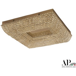 Изображение товара Люстра led для квадратная хрустальная светодиодная APL LED Sicilia SH603.2.60.A.Gd.3000