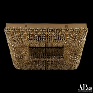 Изображение товара Люстра led для квадратная хрустальная светодиодная APL LED Sicilia SH603.2.60.M.Gd.3000