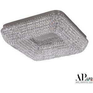 Изображение товара Люстра потолочная с пультом длиной 50 см хрустальная светодиодная APL LED Sicilia SH604.2.50.A.Ni.4000