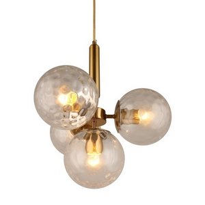 Изображение товара Подвесная люстра для гостиной со стеклянными плафонами Aployt Lora APL.728.06.04 (плафоны шарики)