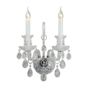 Изображение товара Бра Aployt Ketrin APL.812.01.02 в виде свечи с подвесками