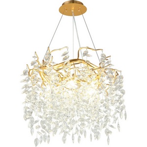 Изображение товара Подвесная люстра хрустальная Aployt Gertunia APL.847.03.10 форма ветки