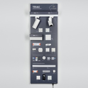 Изображение товара Стенд Системы Управления TRIAC 1760x600mm (DB 3мм, пленка, лого) (Arlight) 000939(1)