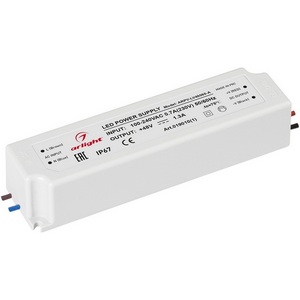 Изображение товара Блок питания ARPV-LV48060-A (48V, 1.3A, 60W) (Arlight, IP67 Пластик) 019010(1)