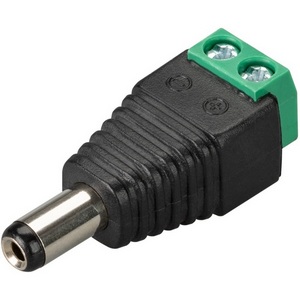 Изображение товара Коннектор Terminal-MONO-2pin-M (Jack 5.5) (Arlight, Пластик) 019218(1)