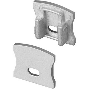 Изображение товара Заглушка ALU-SLIM-H15 с отверстием (Arlight, Металл) 019449