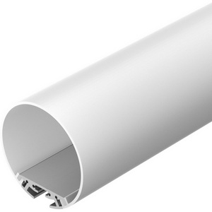 Изображение товара Профиль с экраном SL-ROUND-D60-2500 ANOD+OPAL (Arlight, Алюминий) 020474