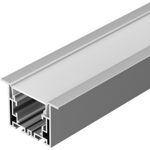 Изображение товара Профиль с экраном S2-LINIA55-F-2500 ANOD+OPAL (Arlight, Алюминий) 021176