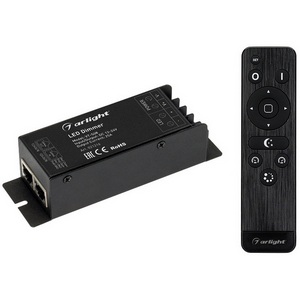 Изображение товара Диммер VT-S08-1x25A (12-24V, ПДУ Стик 12кн, RF) (Arlight, IP20 Металл, 3 года) 021316