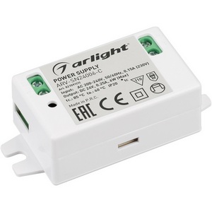Изображение товара Блок питания ARV-SN24006-C (24V, 0.25A, 6W) (Arlight, IP20 Пластик) 021591(1)
