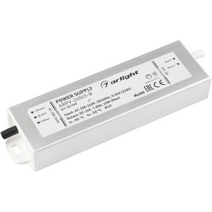 Изображение товара Блок питания ARPV-24045-B (24V, 1.9A, 45W) (Arlight, IP67 Металл) 021965