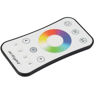 Изображение товара Пульт SMART-R15-RGBW (4 зоны, 2.4G) (Arlight, IP20 Пластик, 5 лет) 022672
