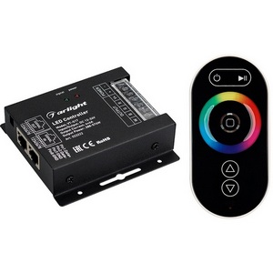 Изображение товара Контроллер VT-S17-4x6A (12-24V, ПДУ Овал, RF) (Arlight, IP20 Металл, 3 года) 023322