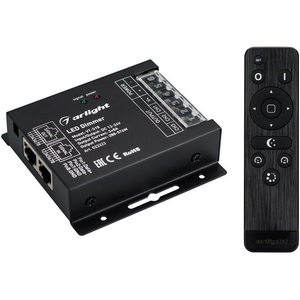Изображение товара Диммер VT-S18-3x8A (12-24V, ПДУ Стик 12кн, RF) (Arlight, IP20 Металл, 3 года) 023323