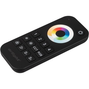 Изображение товара Пульт SMART-R22-MULTI Black (4 зоны, 2.4G) (Arlight, IP20 Пластик, 5 лет) 023473