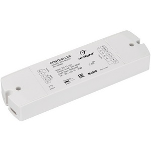Изображение товара Контроллер SMART-K14-MULTI (12-24V, 5x4A, RGB-MIX, 2.4G) (Arlight, IP20 Пластик, 5 лет) 023822