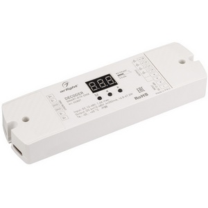 Изображение товара Декодер SMART-K19-DMX (12-48V, 4x350mA) (Arlight, IP20 Пластик, 5 лет) 023827