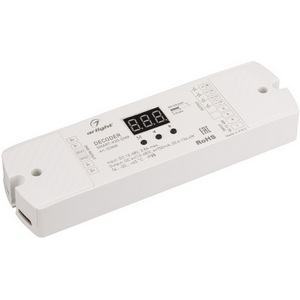 Изображение товара Декодер SMART-K20-DMX (12-48V, 4x700mA) (Arlight, IP20 Пластик, 5 лет) 023828