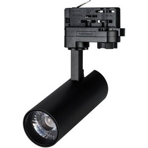 Изображение товара Точечный светильник мощностью 10 вт трехфазный светодиодный LGD-GERA-4TR-R55-10W Day4000 (BK, 24 deg, 230V) (Arlight, IP20 Металл) 024614(1)