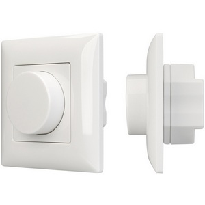 Изображение товара Панель SMART-P15-DIM-IN White (230V, 1A, TRIAC, Rotary, 2.4G) (Arlight, IP20 Пластик, 5 лет) 025040