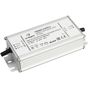Изображение товара Блок питания ARPV-UH12075-PFC (12V, 6.3A, 75W) (Arlight, IP67 Металл) 025043