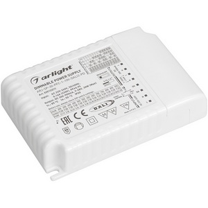 Изображение товара Блок питания ARJ-SP-30-PFC-1-10V-DALI2-PD (30W, 300-900mA) (Arlight, IP20 Пластик) 025122(1)