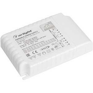 Изображение товара Блок питания ARJ-SP-40-PFC-1-10V-DALI2-PD (40W, 500-1050mA) (Arlight, IP20 Пластик) 025123(1)