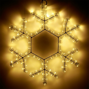 Изображение товара Световая фигура светодиодная ARD-SNOWFLAKE-M7-450x375-108LED Warm (230V, 6.5W) (Ardecoled, IP65) 025315