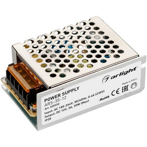 Изображение товара Блок питания ARS-35-12 (12V, 3A, 35W) (Arlight, IP20 Сетка) 025332